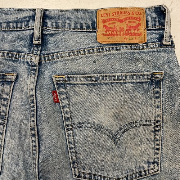 Acid Wash Paint Distressed Levi’s 510 32W X 32 L - Picture 4 of 8